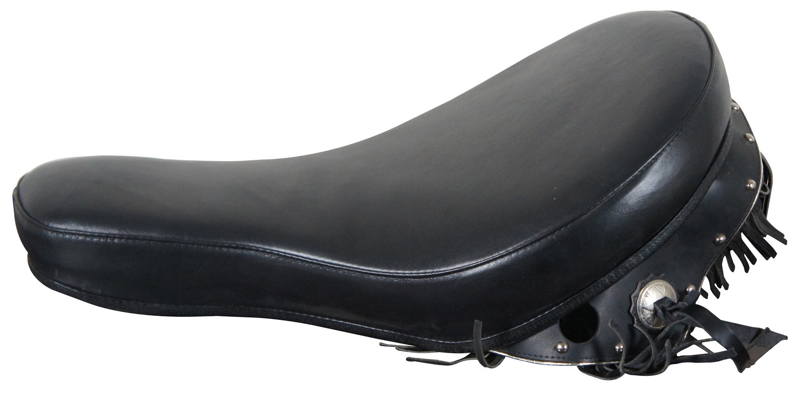 Harley Davidson Knucklehead Panhead Buddy Seat Fringed Leather Etsy