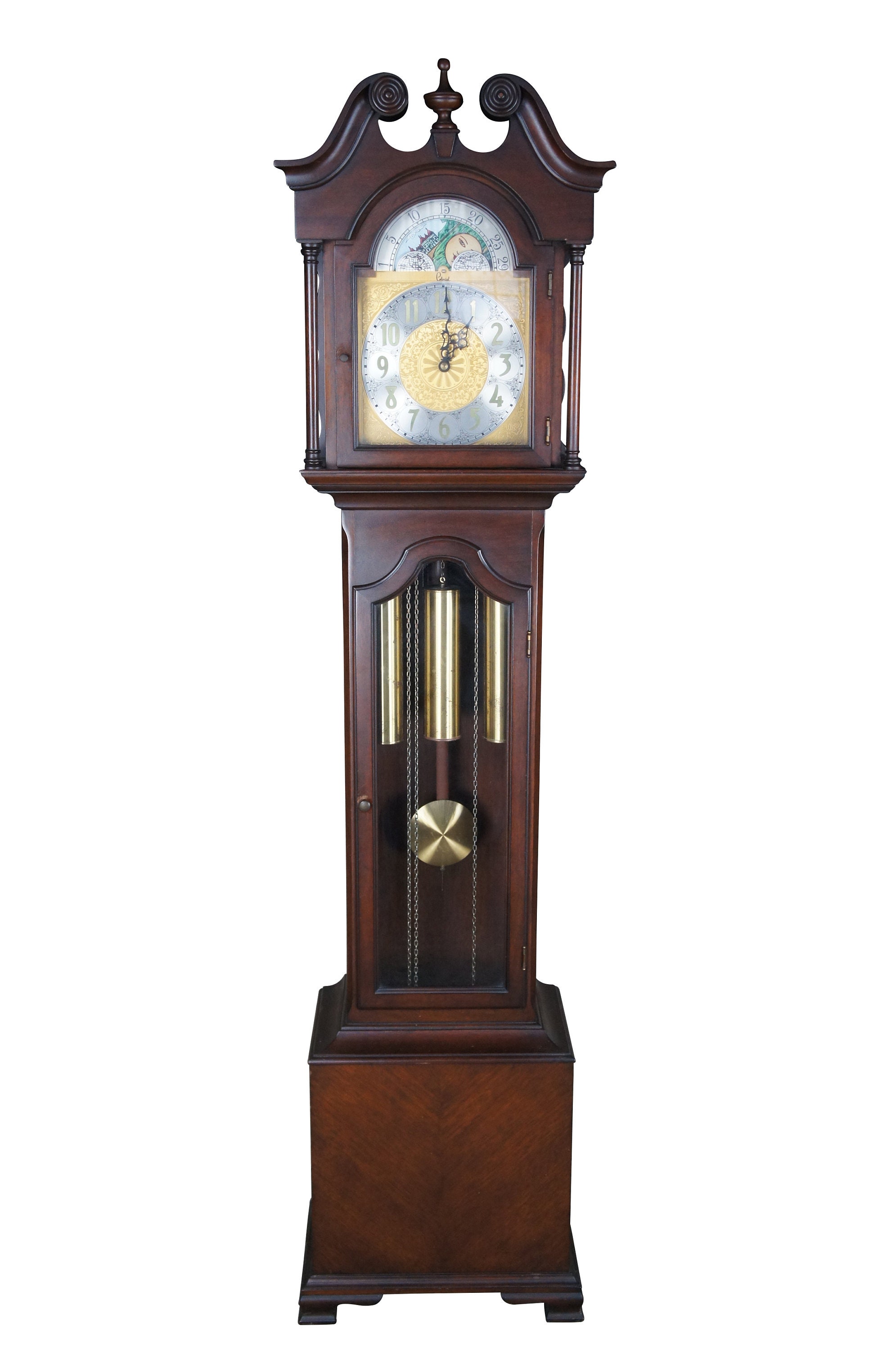 み*ん様 グレートランド GreatLAnd Original ビンテージ　KF Vintage 1970 Colonial Mfg Co Grandfather Clock Mahogany Tall Case