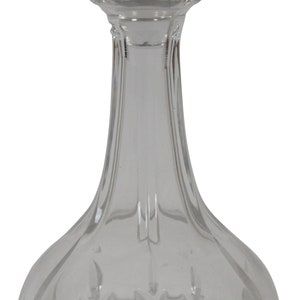 Vintage Gorham King Edward Cut Crystal Wine Decanter & Stopper Barware Spirits