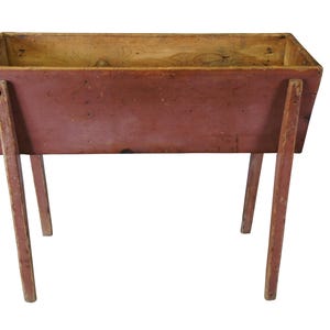 Antique Primitive Country Pine Farmhouse Bread Dough Box Trough Bin 42&quot;