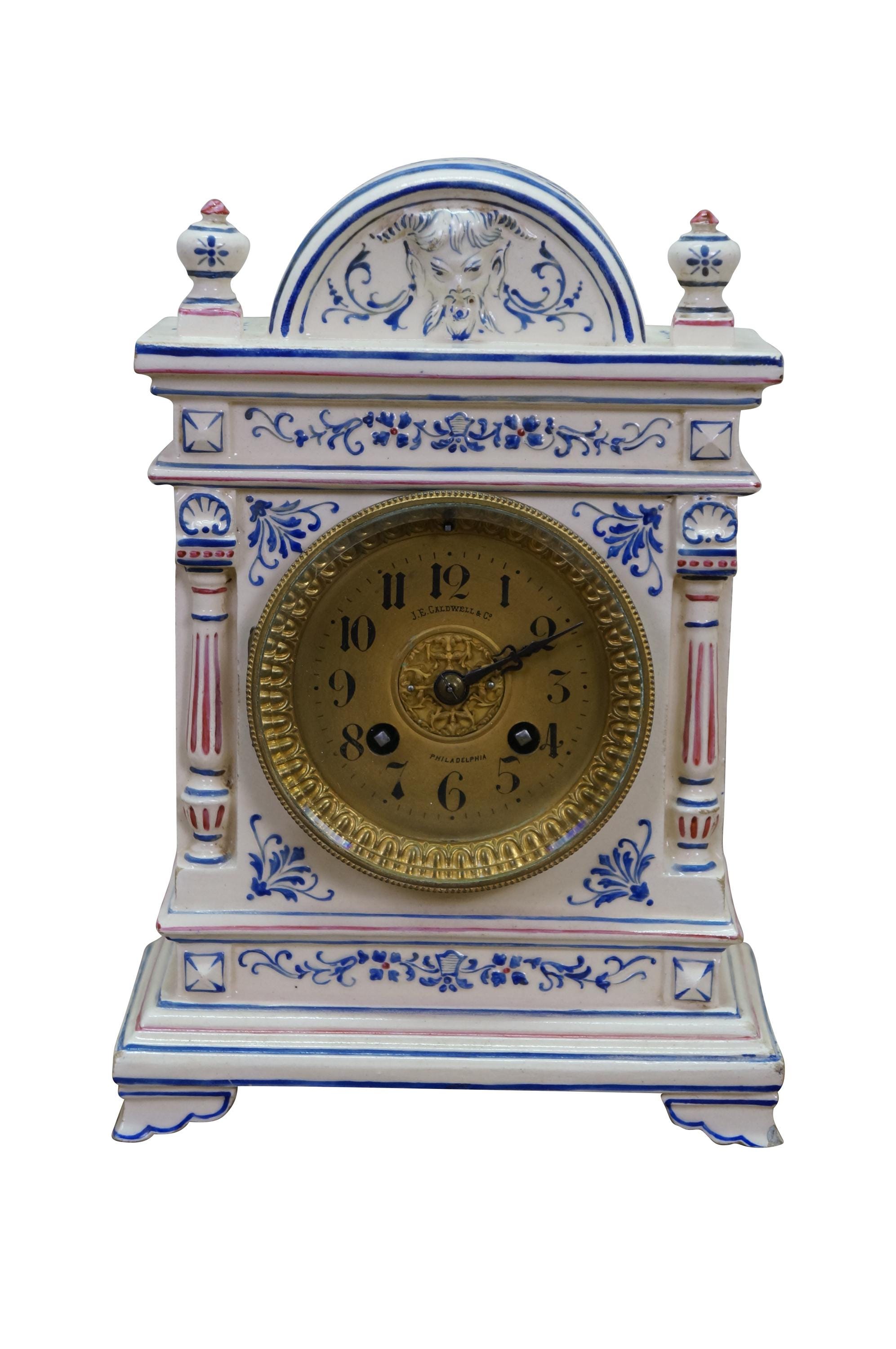 Antique Delft Clock - Etsy