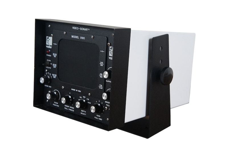 Vintage 1970s Vexilar Zoom Video Sonar Model 990 Nautical Ice Fishing 11" image 1