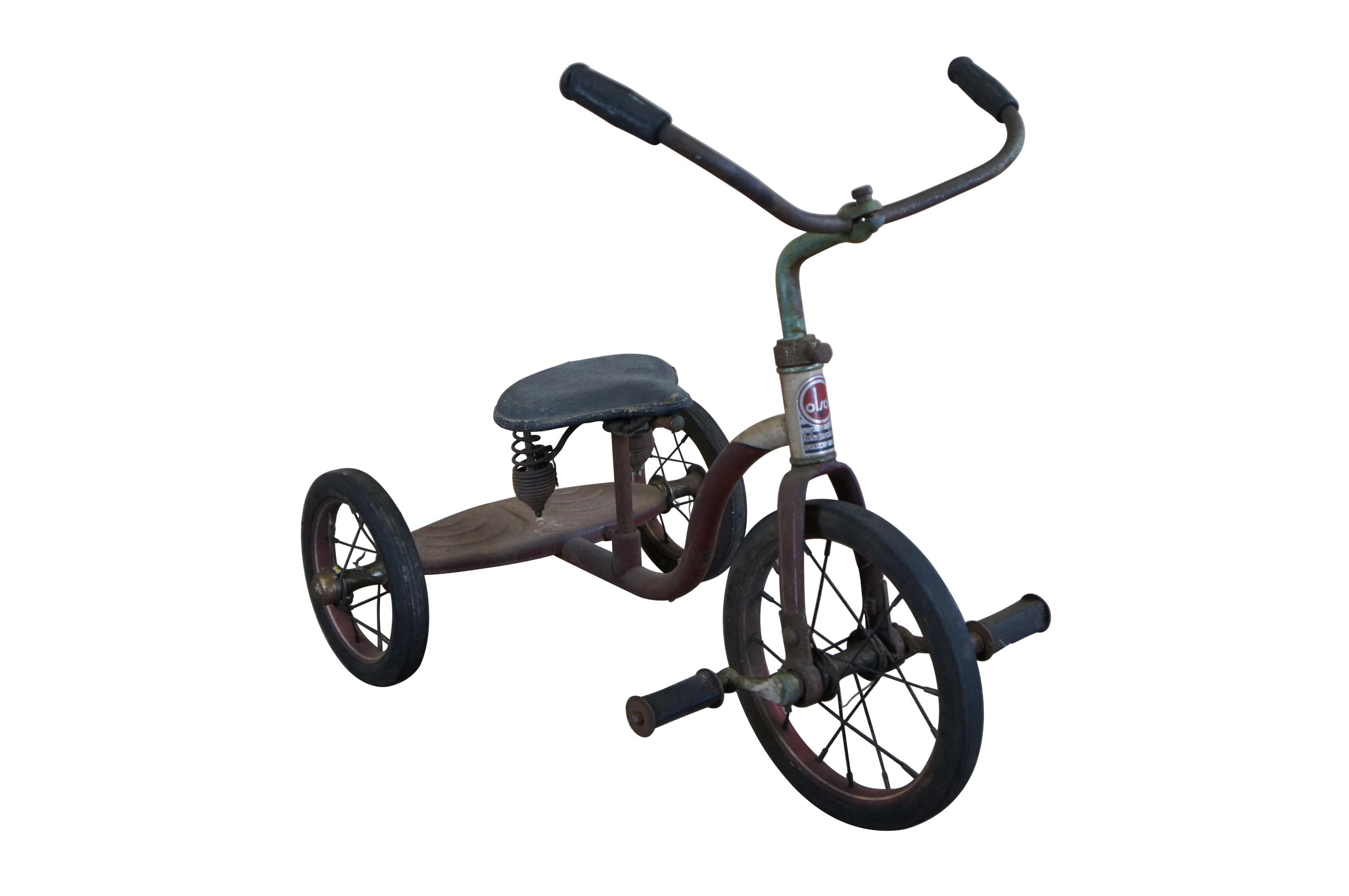 1940-50s Colson Original Mid Century Childrens Tricycle Trike