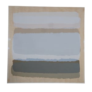 Vintage Vanguard Studios Andres Abstract Rectangles Print Lee Reynolds Burr 22&quot;