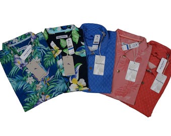 5 Tommy Bahama Mens XL 100% Silk Hawaiian Camp Shirts NWT