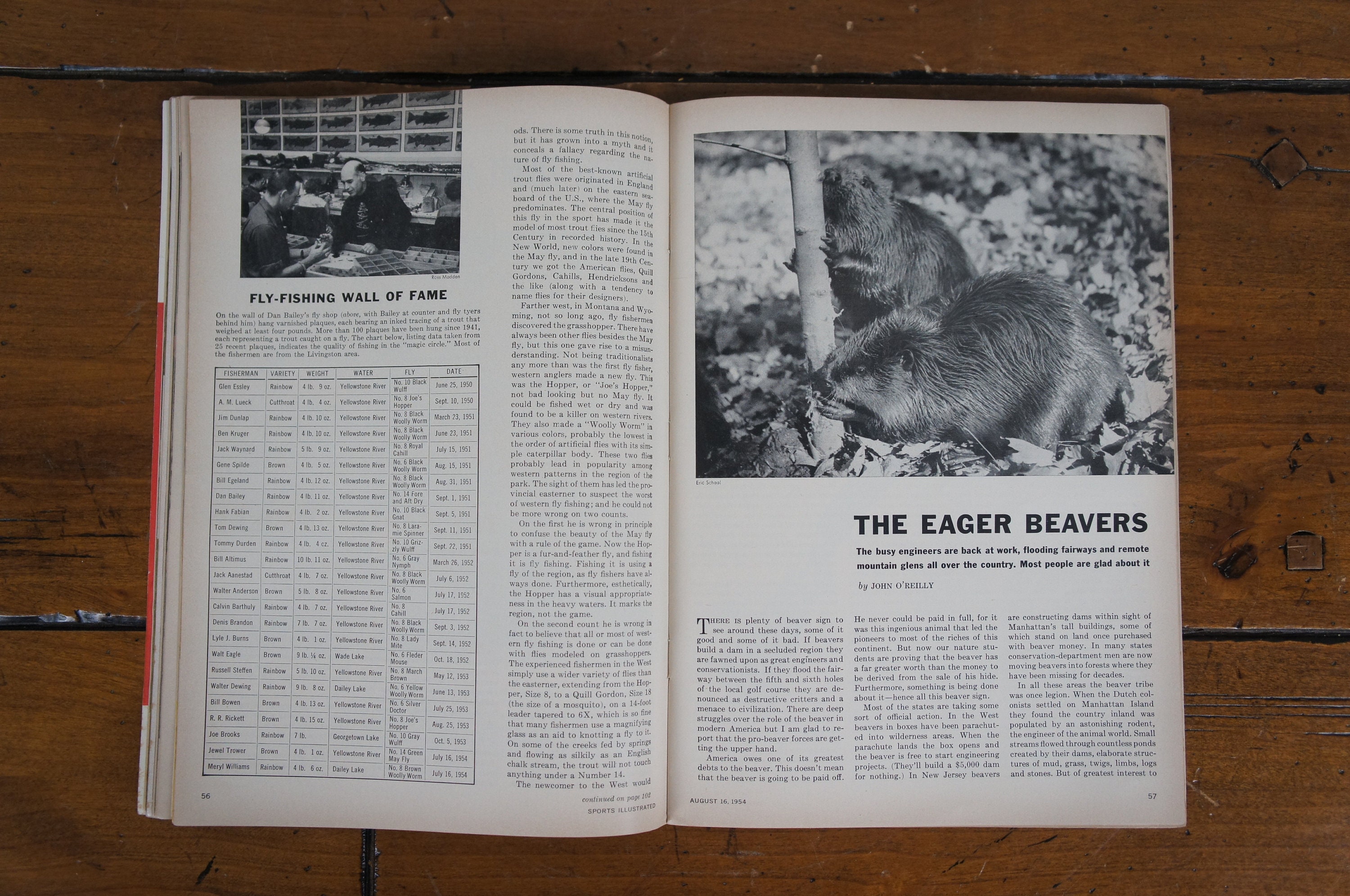 Sports Illustrated Magazine First Issue 1954 No 1 Uncut Trading Cards ...