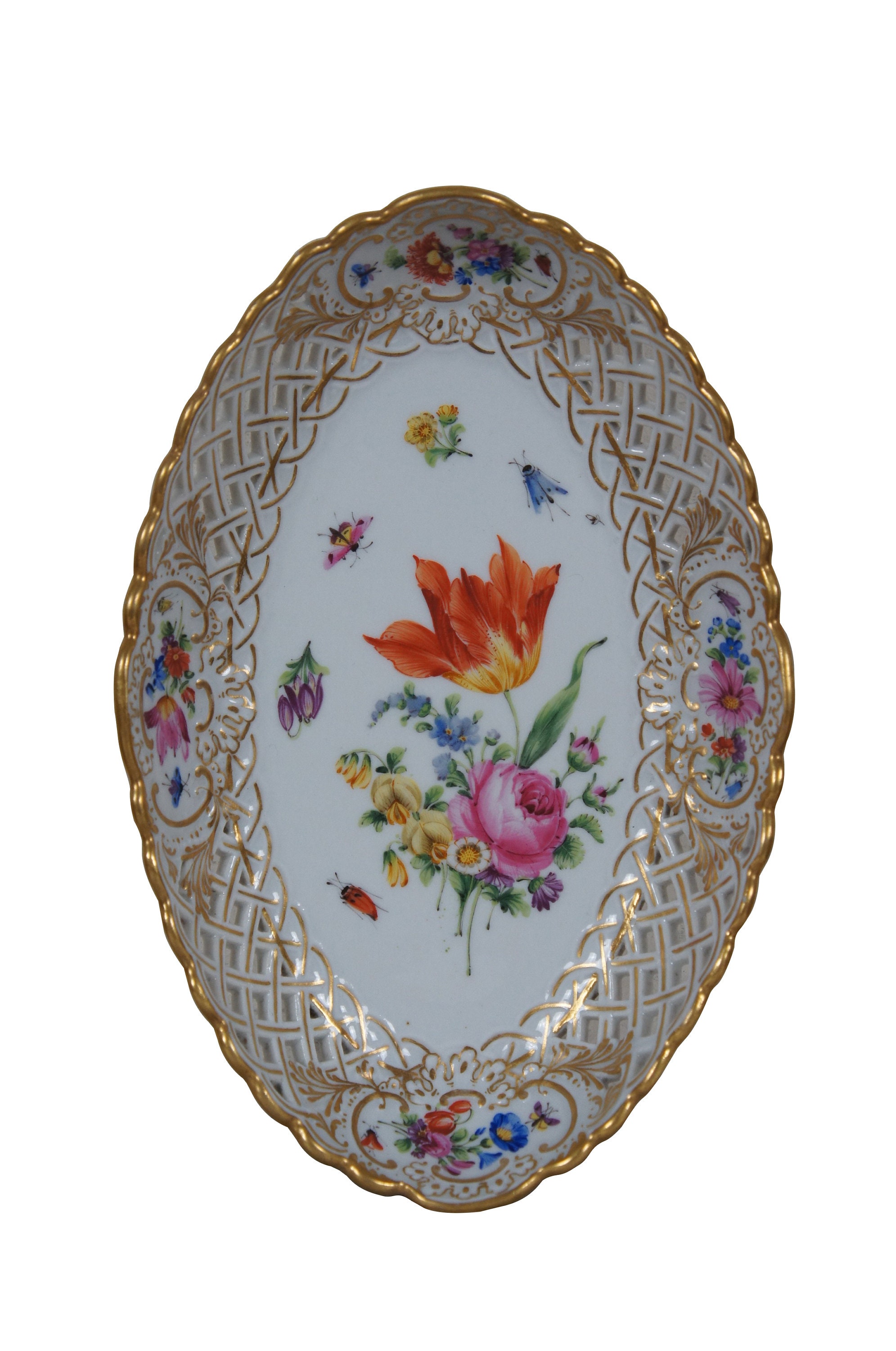 Meissen Porcelain Basket - Etsy
