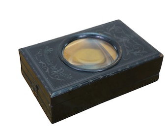 Antique French Napoleon III Stereo Graphoscope Looking Glass Photo Magnifier