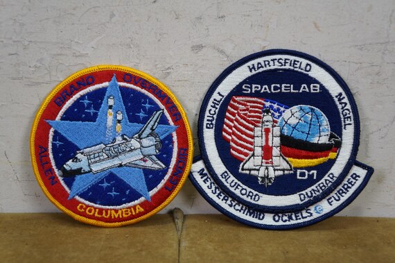 16 Vintage Nasa Space Shuttle Embroidered STS Mission… - Gem