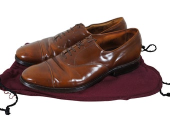 Vintage Allen Edmonds Park Avenue Walnut Brown Cap Toe  display picture 1
