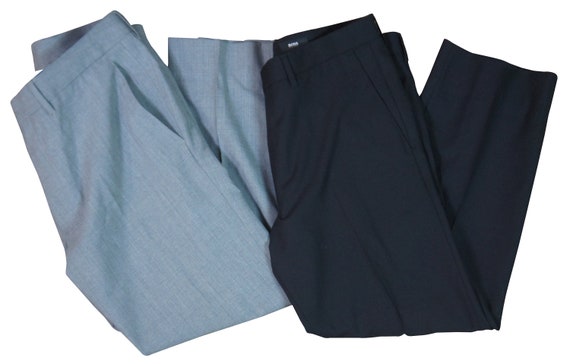 Pants Business Black, Men's Gray Trousers