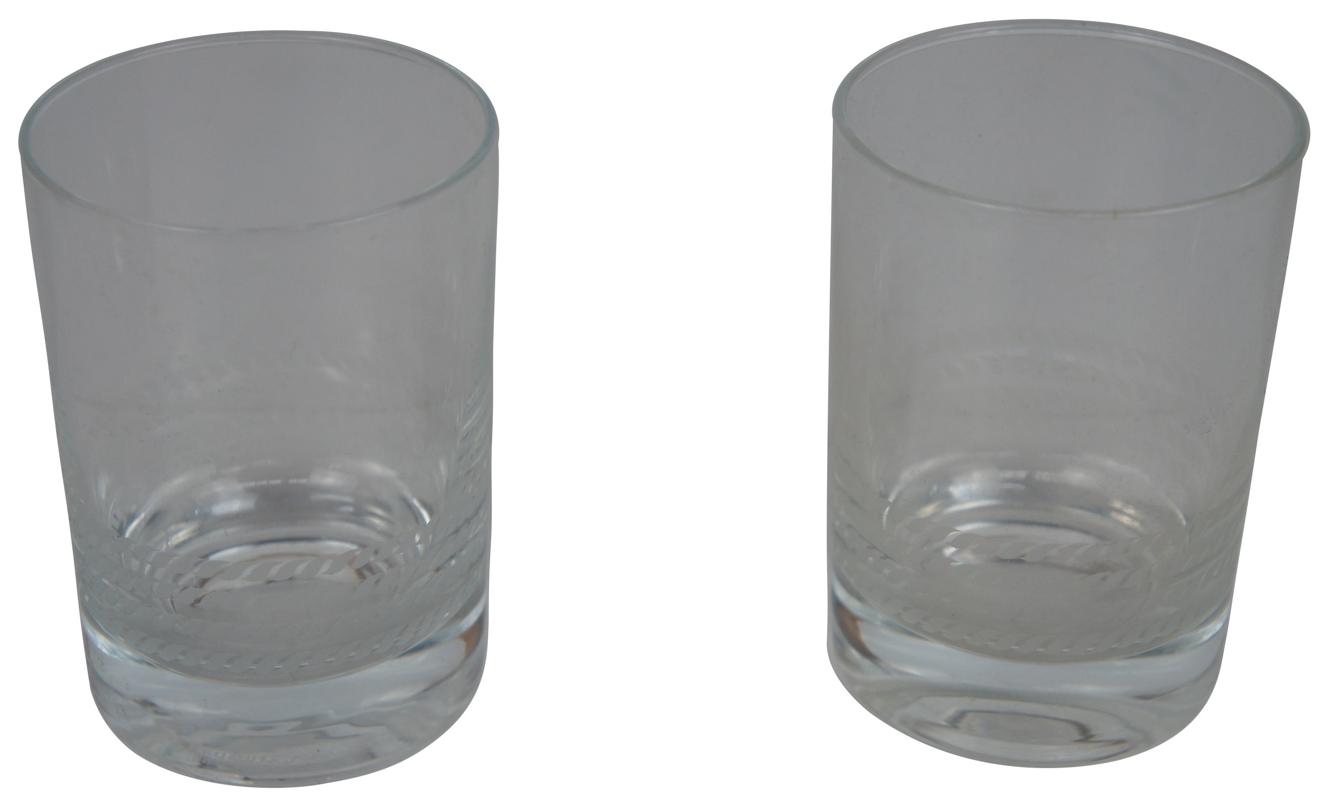 2 Kate Spade Lenox Low Ball Etched Whisky Tumbler Glasses - Etsy Denmark