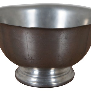 Vintage International Pewter Bon Bon Nut Dish Serving Bowl International Silver