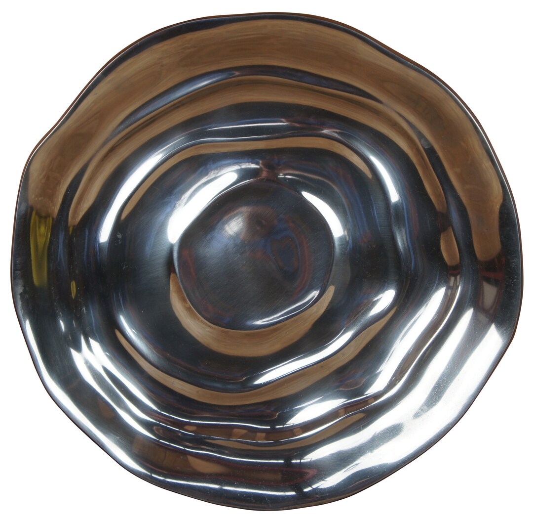 Vintage Lenox Aluminum Chip & Dip Serving Dish Tray Platter 15 Etsy