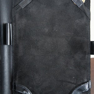 King Ranch Black Leather Portfolio Notepad Case Organizer Binder NIB - Etsy