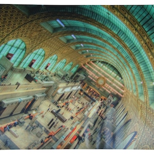 Musee d’Orsay Central Hall Birds Eye View Color Photo Print Museum 30&quot;