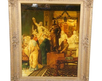 Sculpture Gallery in Rome Time of Agrippa After Sir Lawrence Alma-Tadema