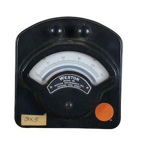 Vintage Weston Model 281 DC Volt Meter 5&quot;