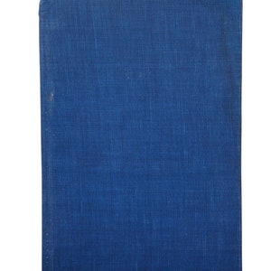 May include: A blue hardcover book with a textured cover.