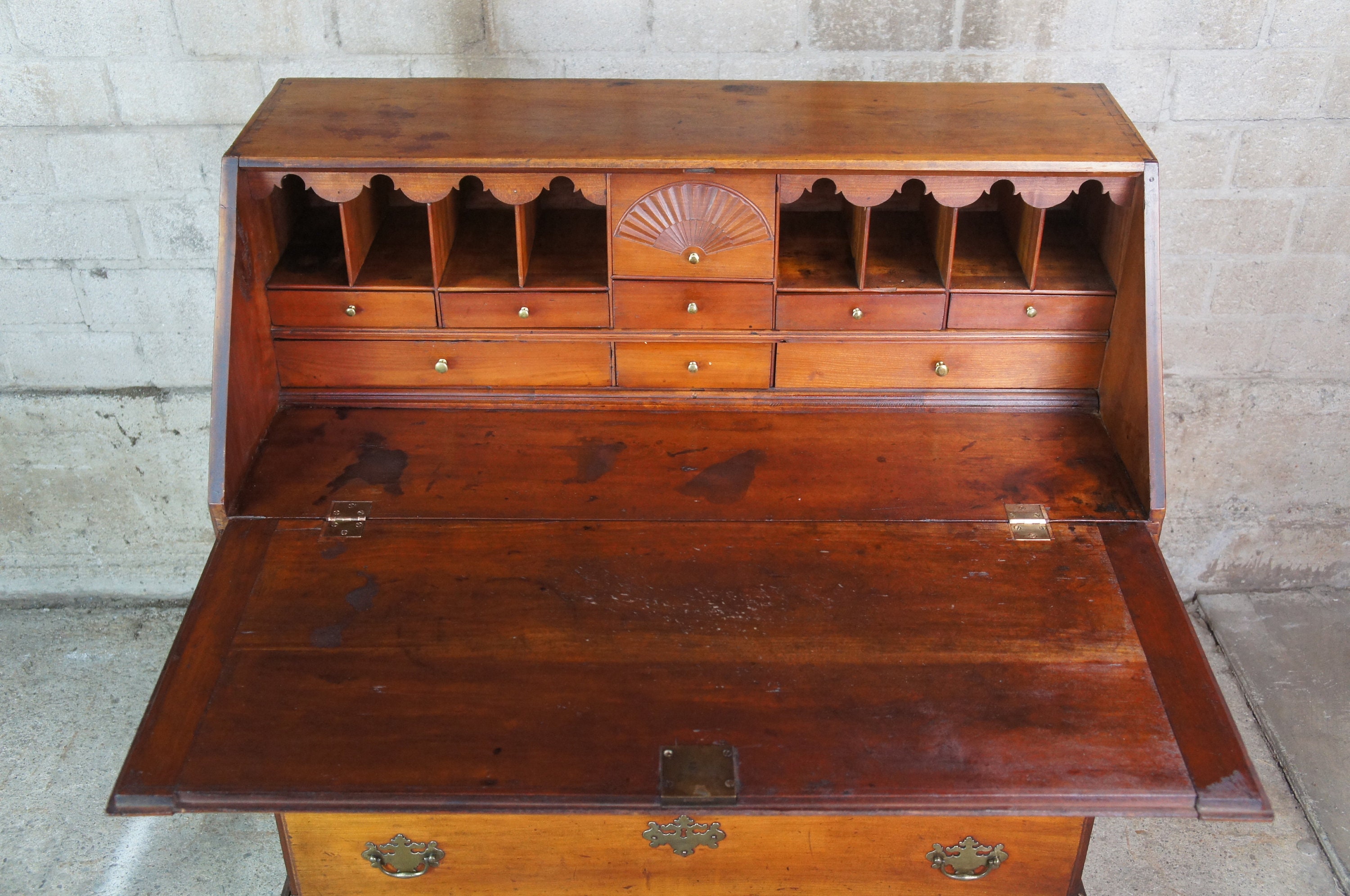 Maple cheap secretary desk
