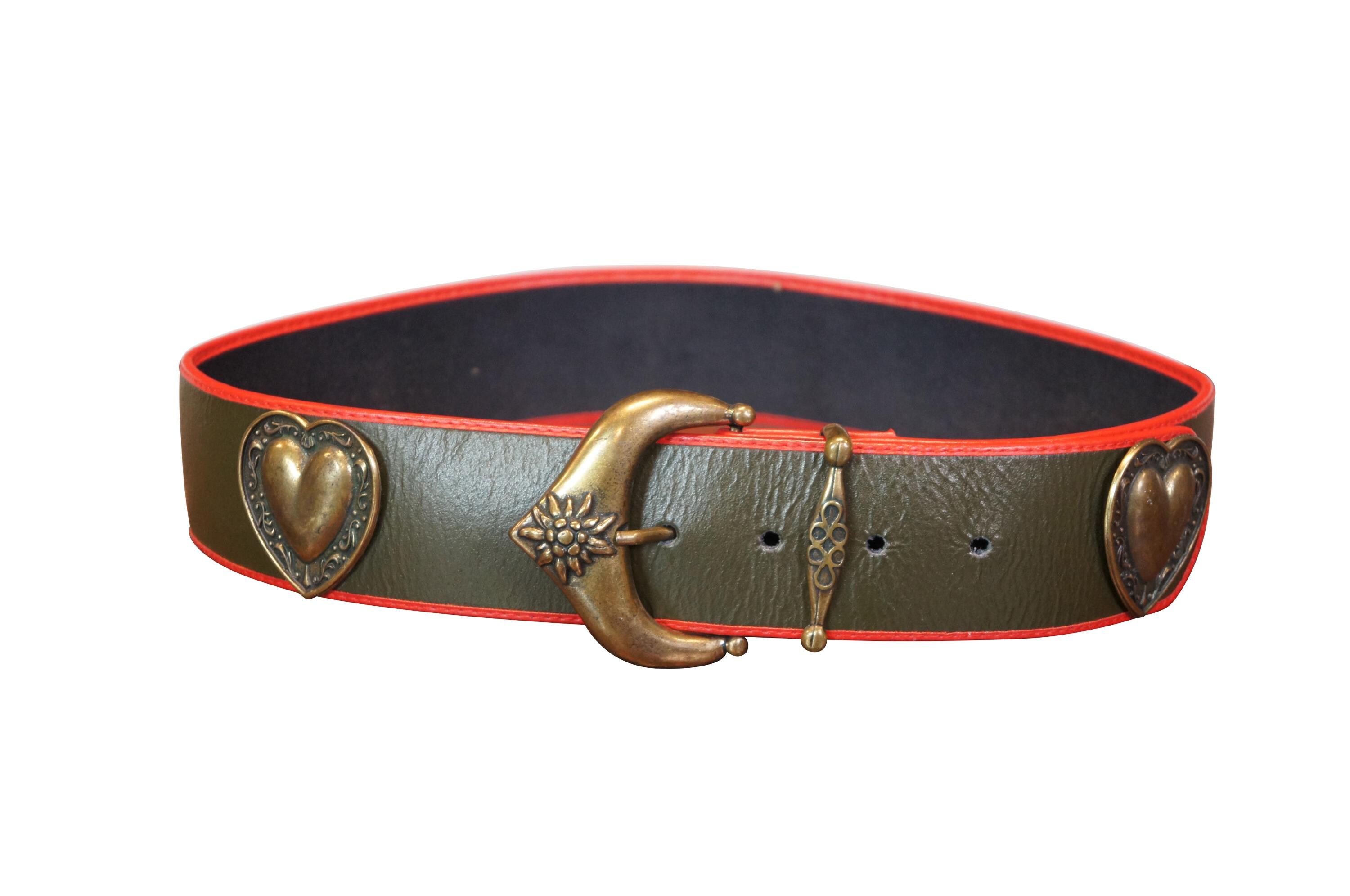 小物 S heart belt THEREDTHREAD 80s Heart Belt - Etsy