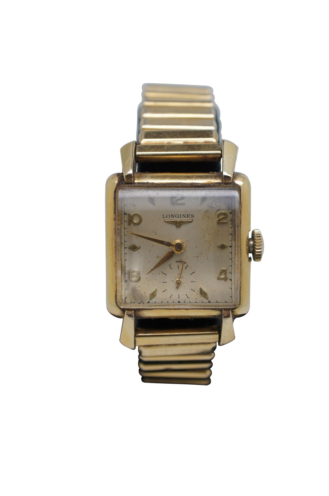 Vintage Longines 10k Gold Fill Wrist Watch Pontiac Stretch  display picture 1