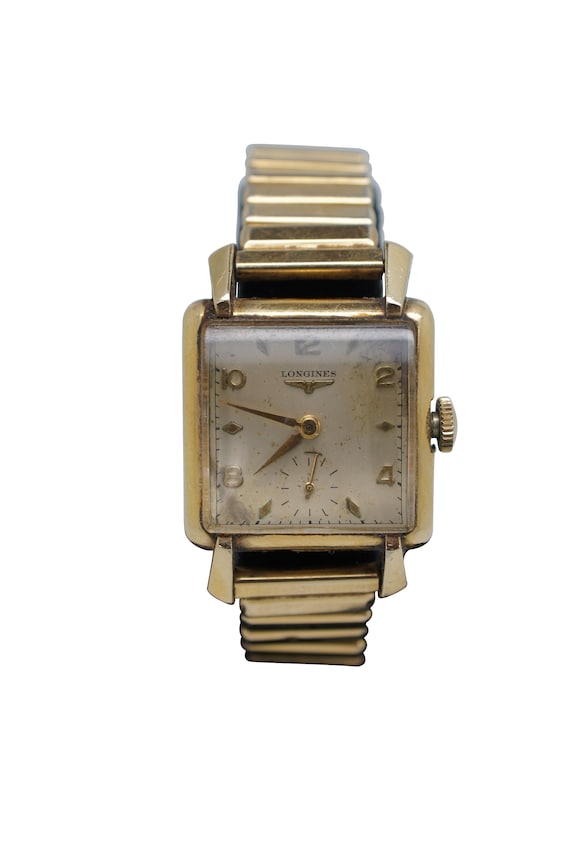Vintage Longines 10k Gold Fill Wrist Watch Pontiac