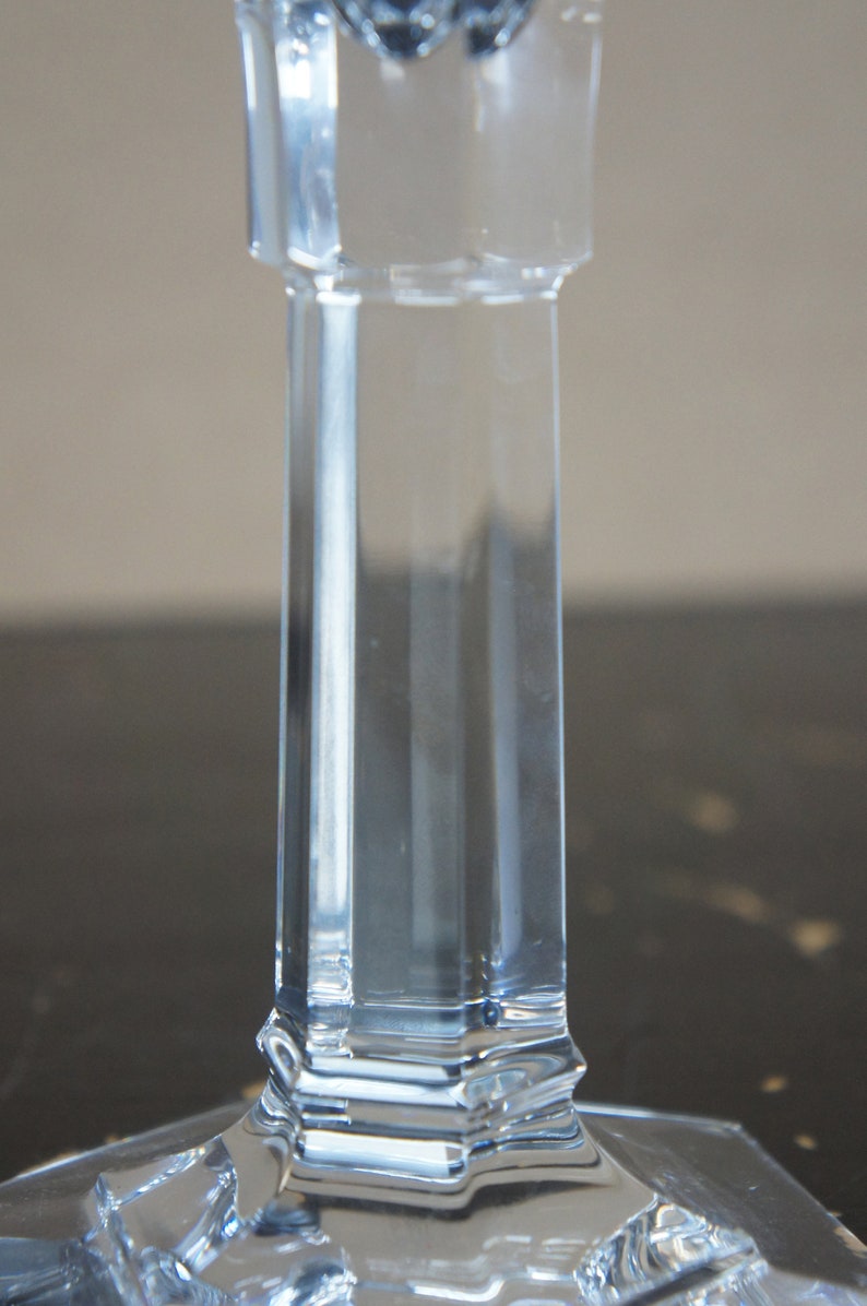Vintage 6 Miller Rogaska Crystal Candlestick Holder Etsy