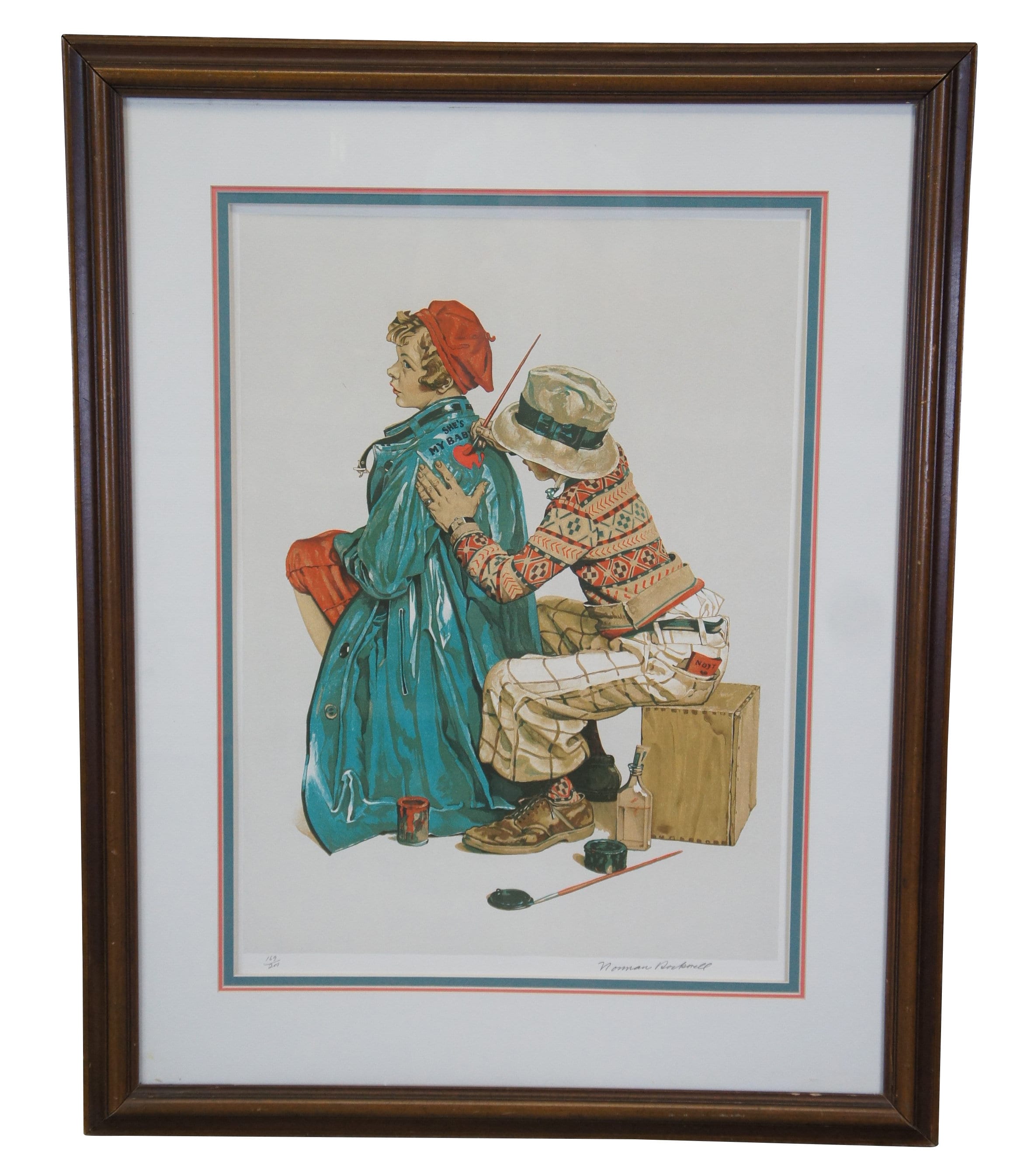 Norman Rockwell Signed Print - Etsy