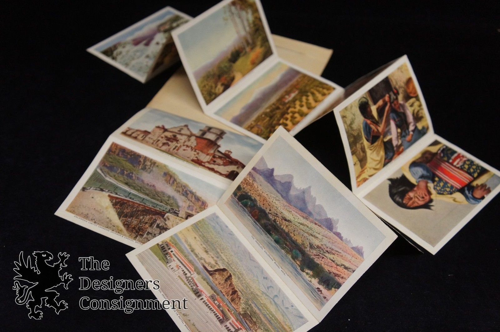 15 Vintage Postcards & Folding Postcard Souvenir Folders USA Etsy