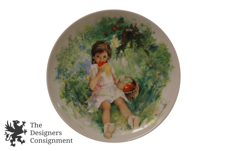 Limoges-Turgot France Paul Durand Collector Plates Marie Ange Emilie et Phillipe
