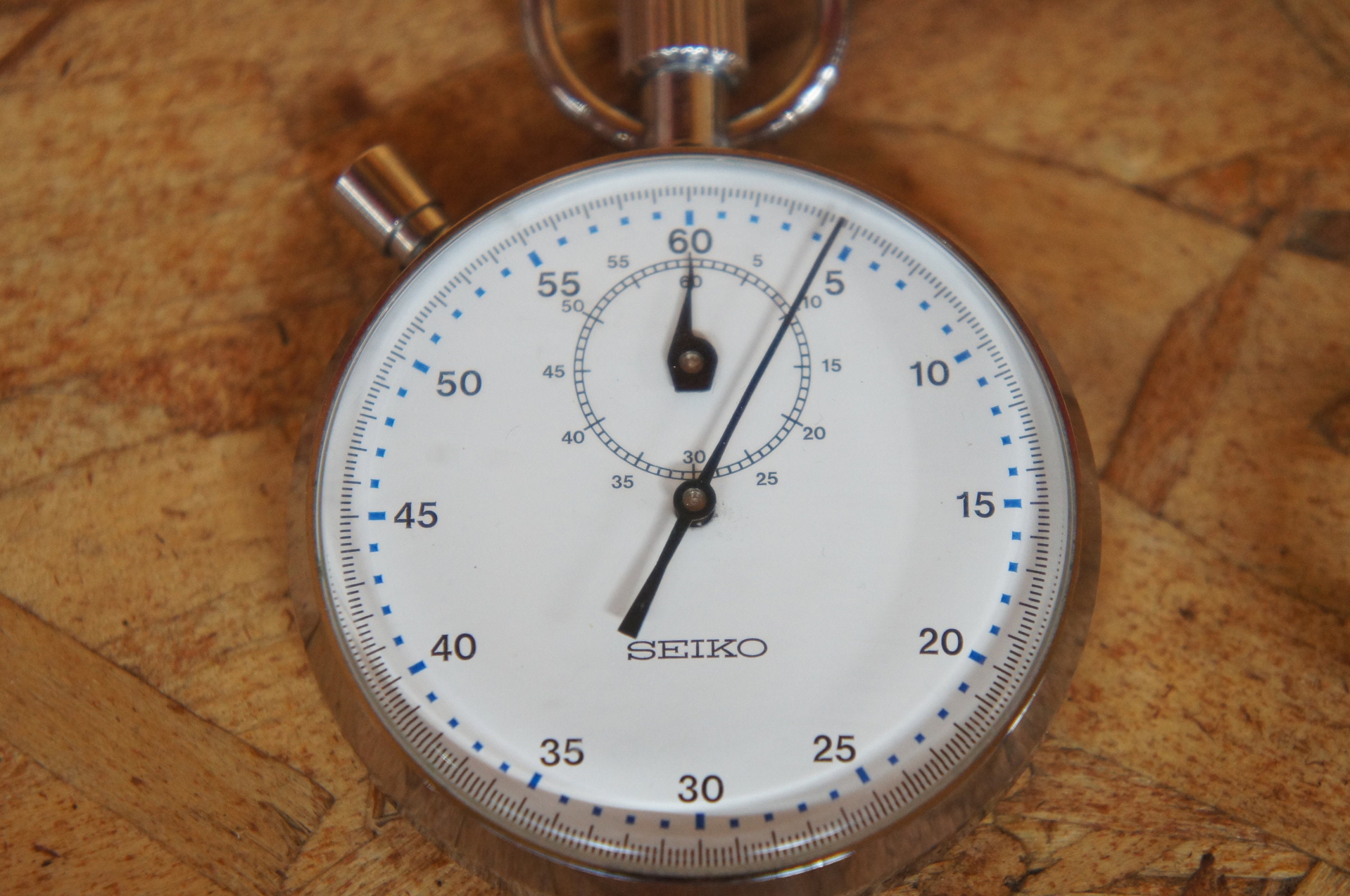 Rare SEIKO Mechanical Stop Watch Large Vintage Seiko Chronograph