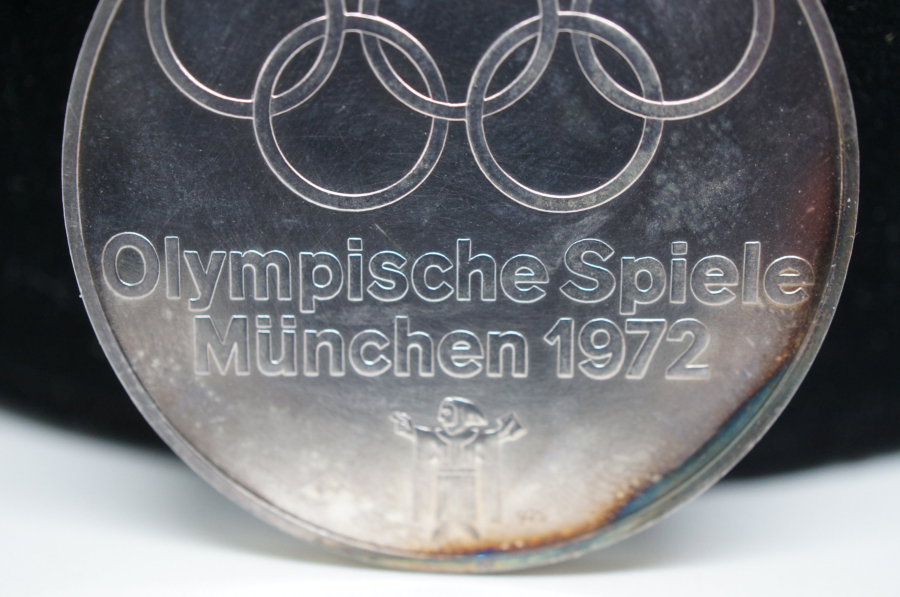 1972 J Germany Munich Summer Olympics Games Schleife 10 Mark