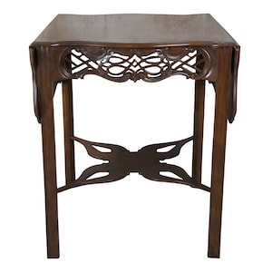 Baker Historic Charleston Georgian Mahogany Pembroke Drop Leaf Side Accent Table