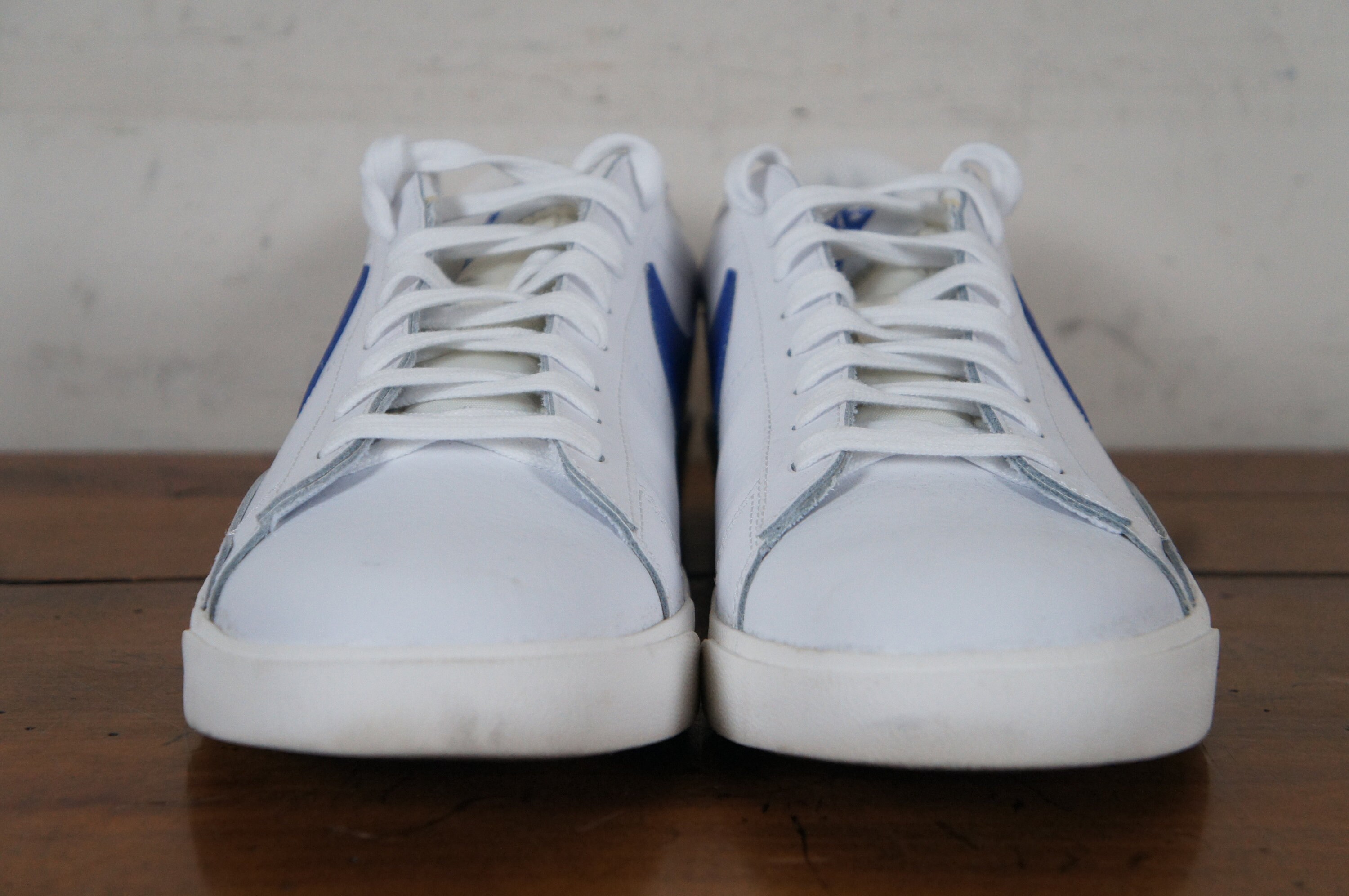 Nike Blazer Low Leather Astronomy Blue C16377-107 Men\'s Size 12 Used Vintage Nike Blazer Low Leather White Astronomy Blue US Mens  main image 4