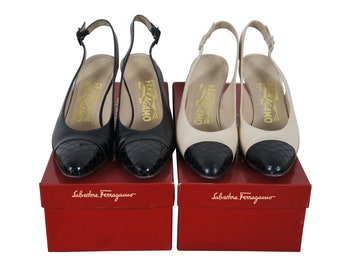 サンダル・ミュール FERRAGAMO SS25 'Gylla' slingback (781108 FLAMERED) FERRAGAMO Mule with graphic detail | REVERSIBLE