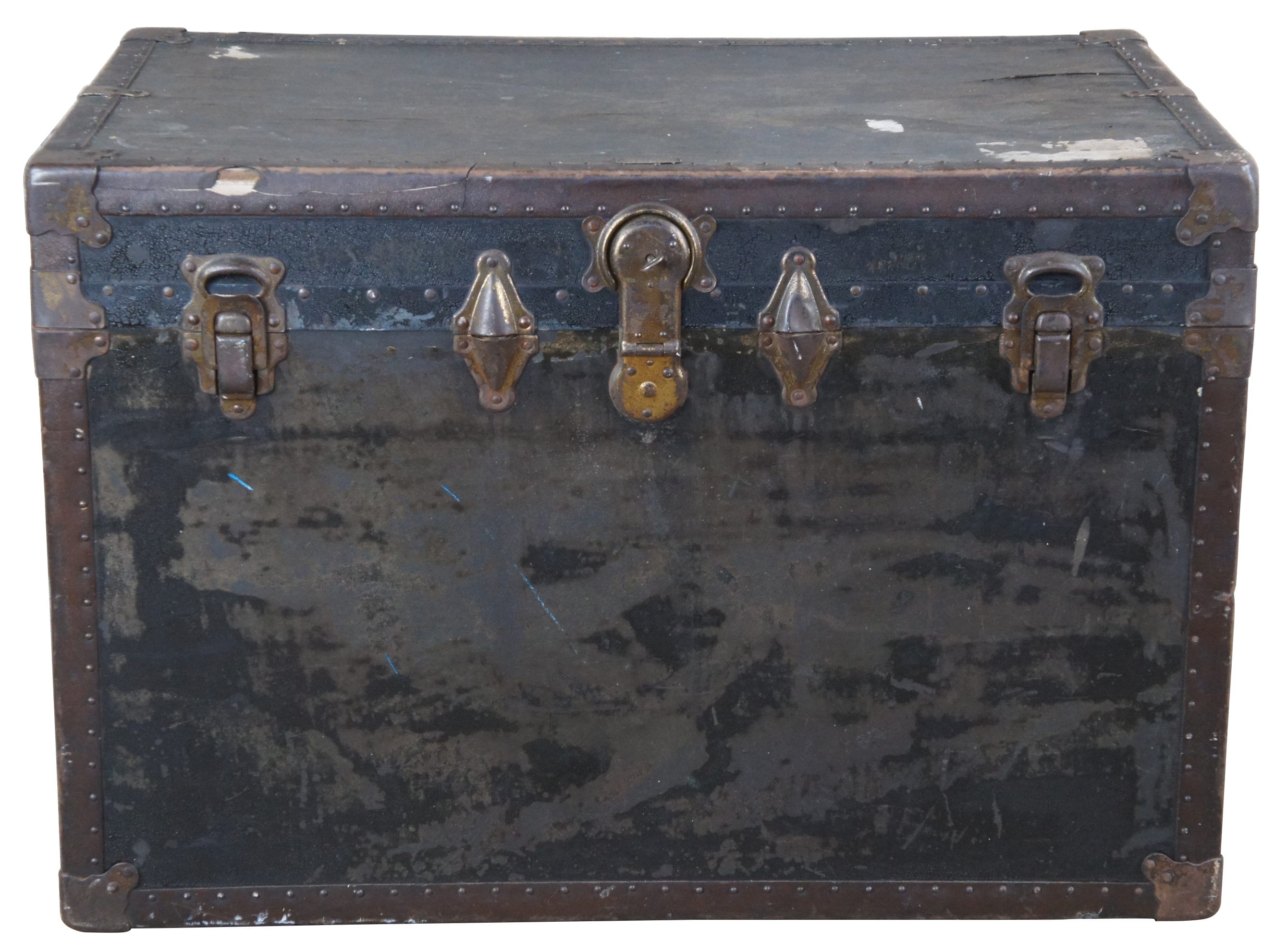 Antique Daumier Steamer Trunk  Decoração, Tronco, Bermudas vintage