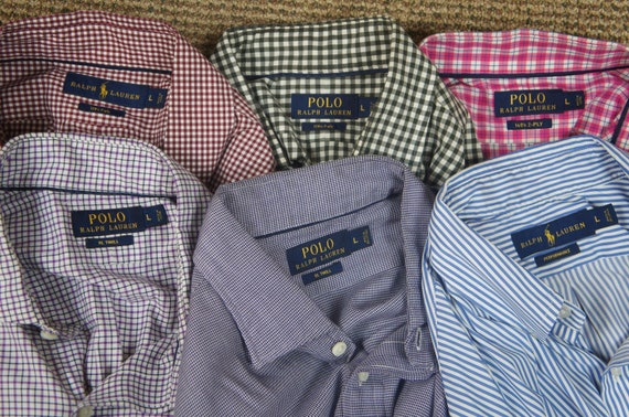 Lot of 6 Polo Ralph Lauren Mens Dress Shirts - image 9