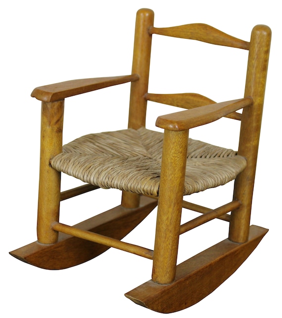 Woven seat rocking chair hot sale
