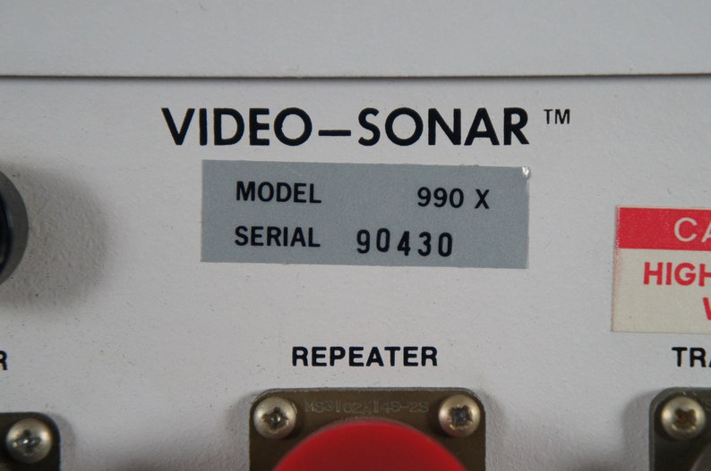 Vintage 1970s Vexilar Zoom Video Sonar Model 990 Nautical Ice Fishing 11" image 9