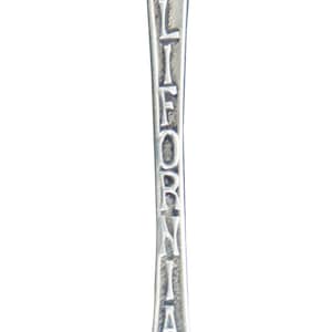 Antique Los Angeles CA P&B Sterling Silver Ostrich Farm Souvenir Spoon 6g 4&quot;