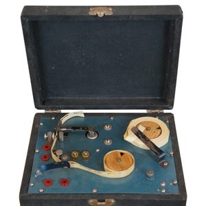 Antique Instructograph Morse Code Transmitter Training Telegraph 10&quot;