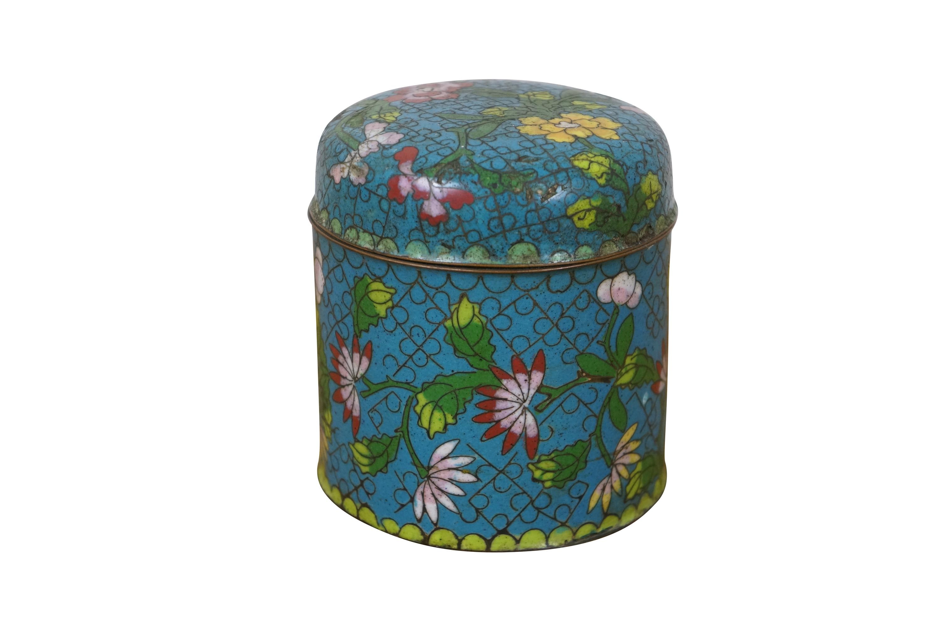 ZEALMAX Chinese Ceramics Sealed Jar, Porcelain Tea Caddy Tea Canister