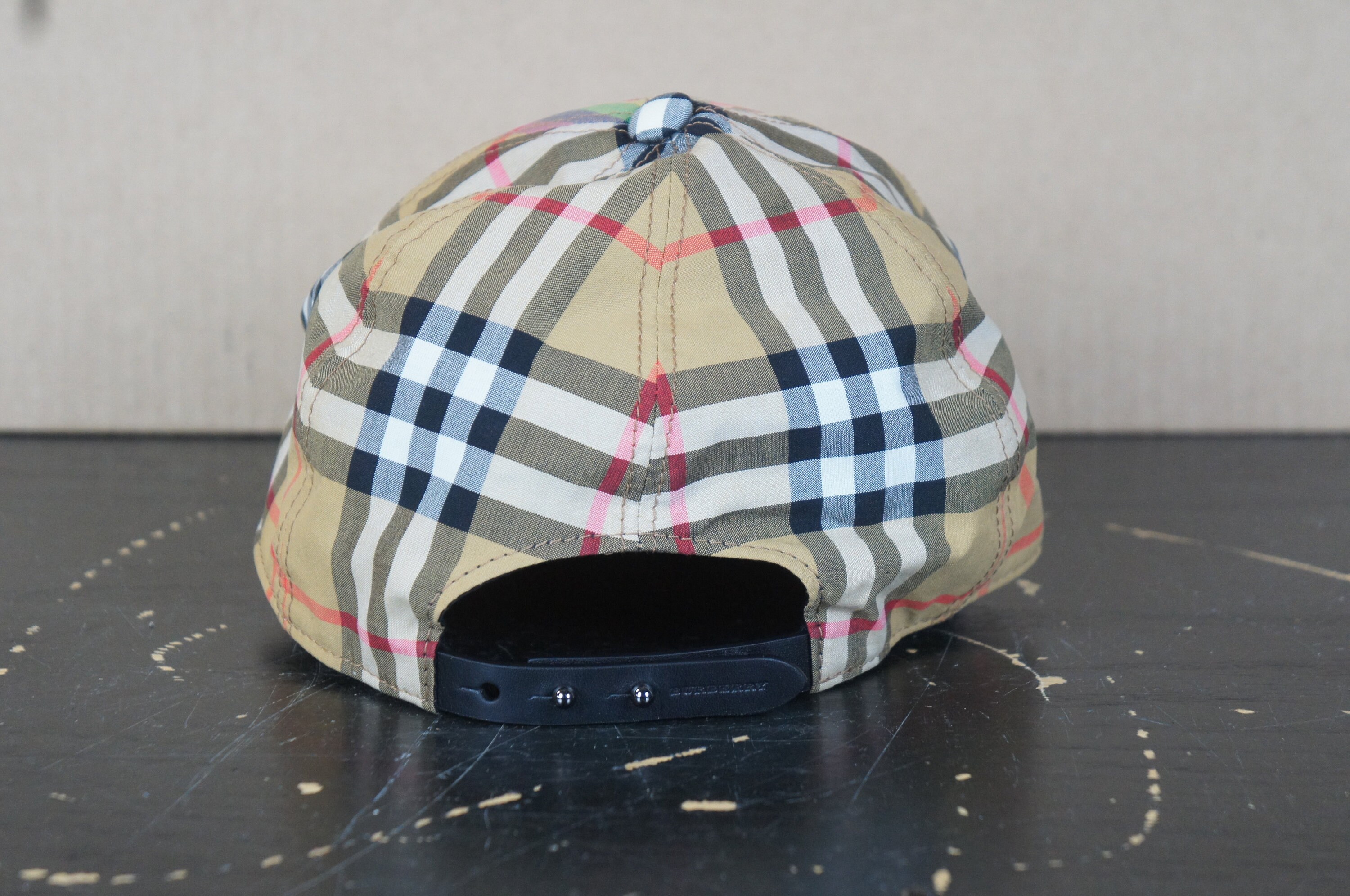 Burberry Nova Check Rainbow Pride Baseball Cap S/M Limited 