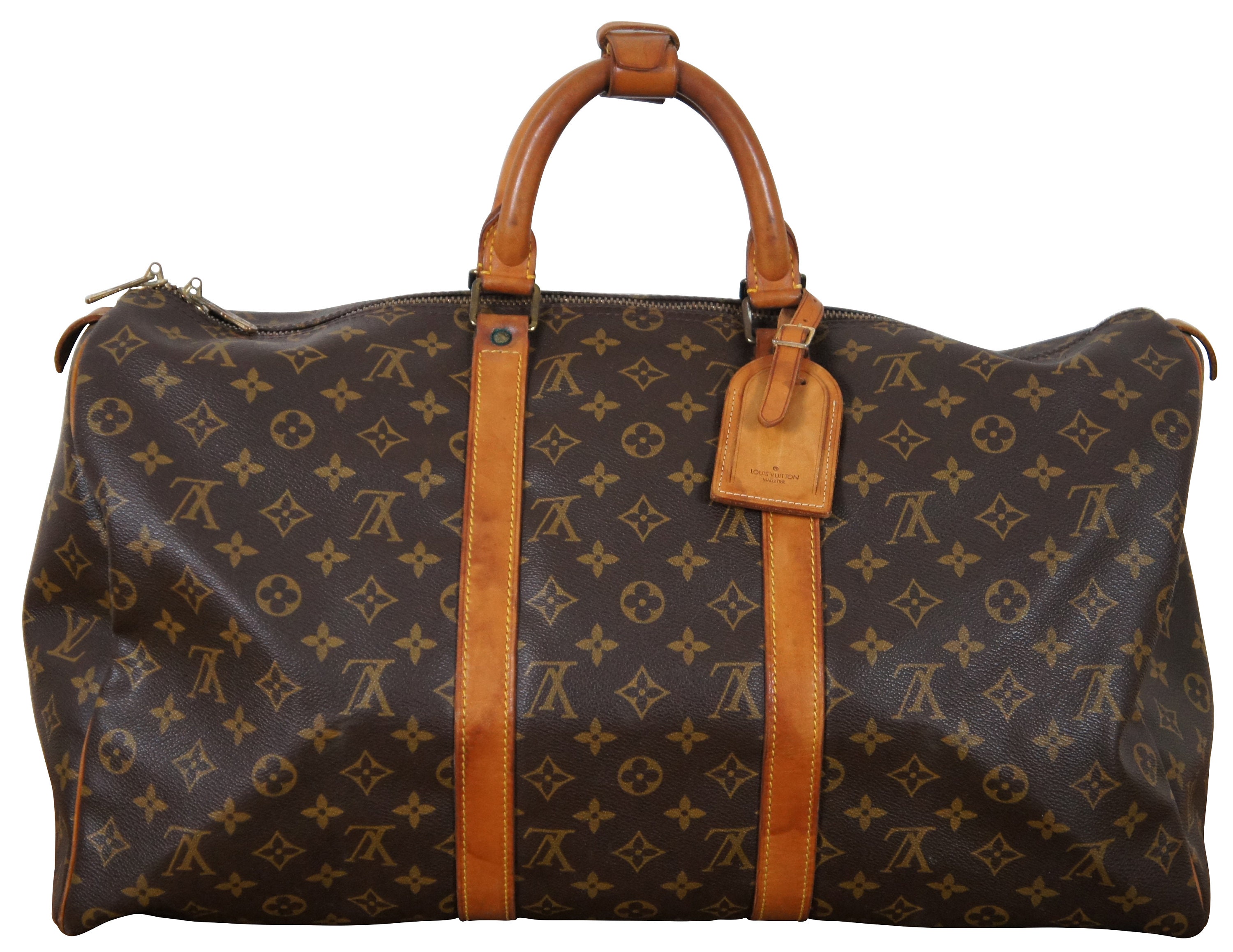 Louis Vuitton Blue Epi Leather Toledo Keepall 45 Boston Duffle Bag