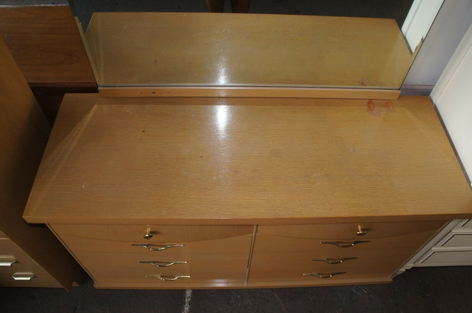 Vintage Bassett Furniture Chest Six Drawers Vanity Dresser Etsy