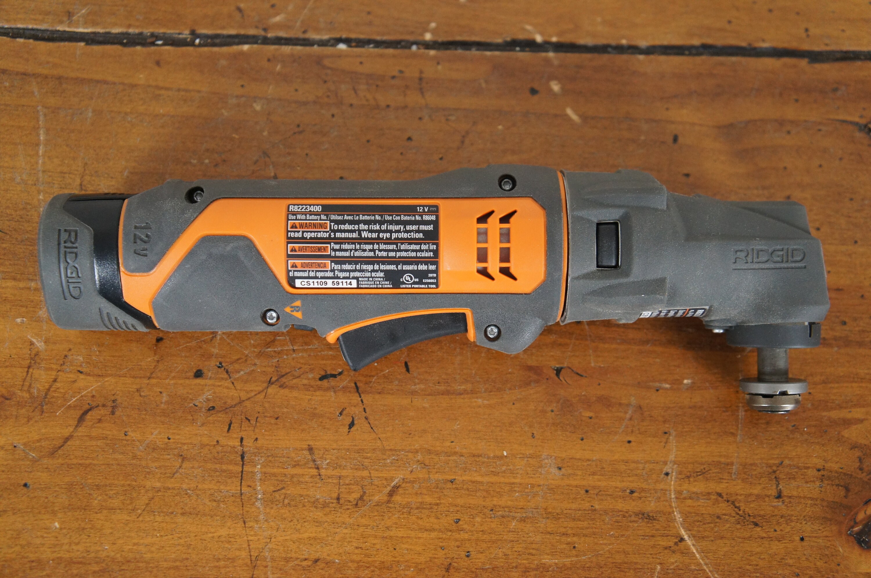 Ridgid Jobmax 12V Lithium Ion Cordless Multi tool Kit W Charger Case Etsy