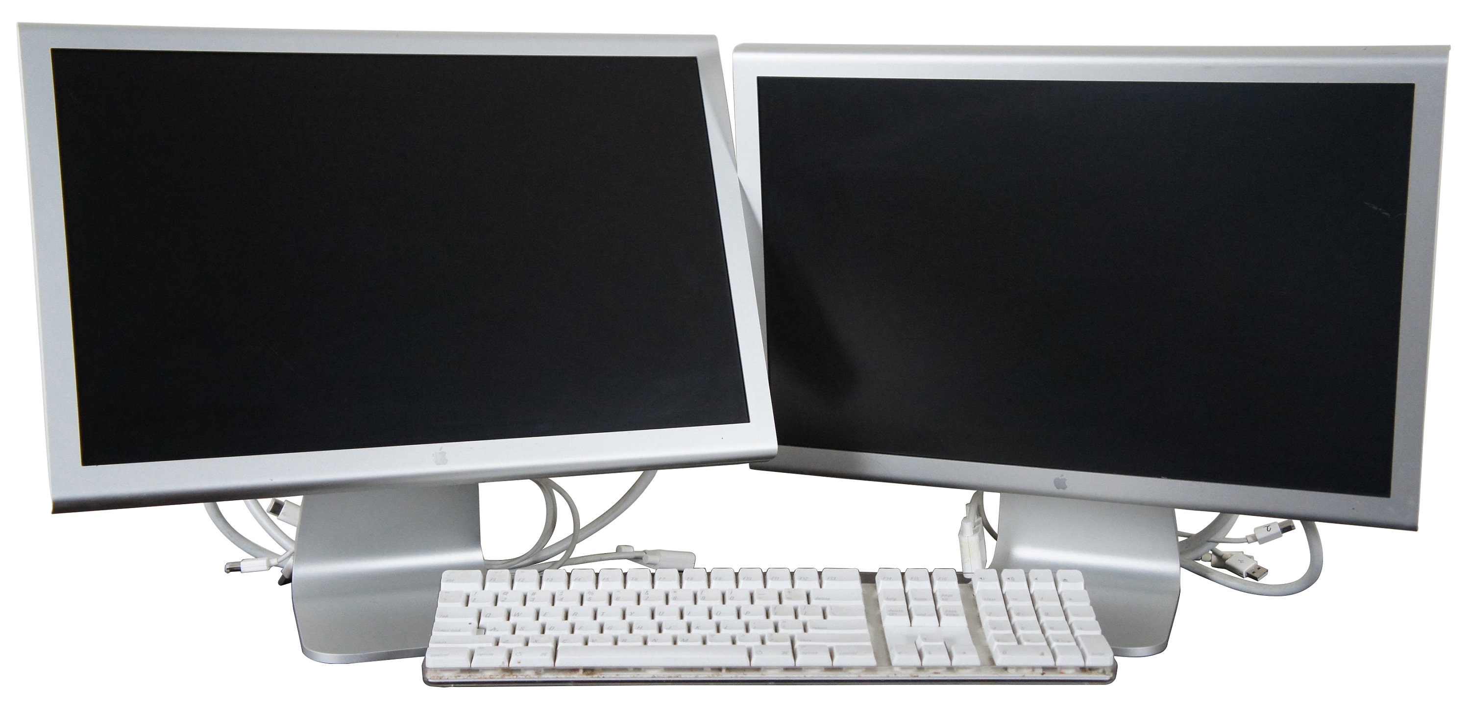 Vintage Apple Lot Power Mac G5 OS X 2 Computer Screens Vintage Apple Lot Power Mac G5 OS X 2 Computer Screens