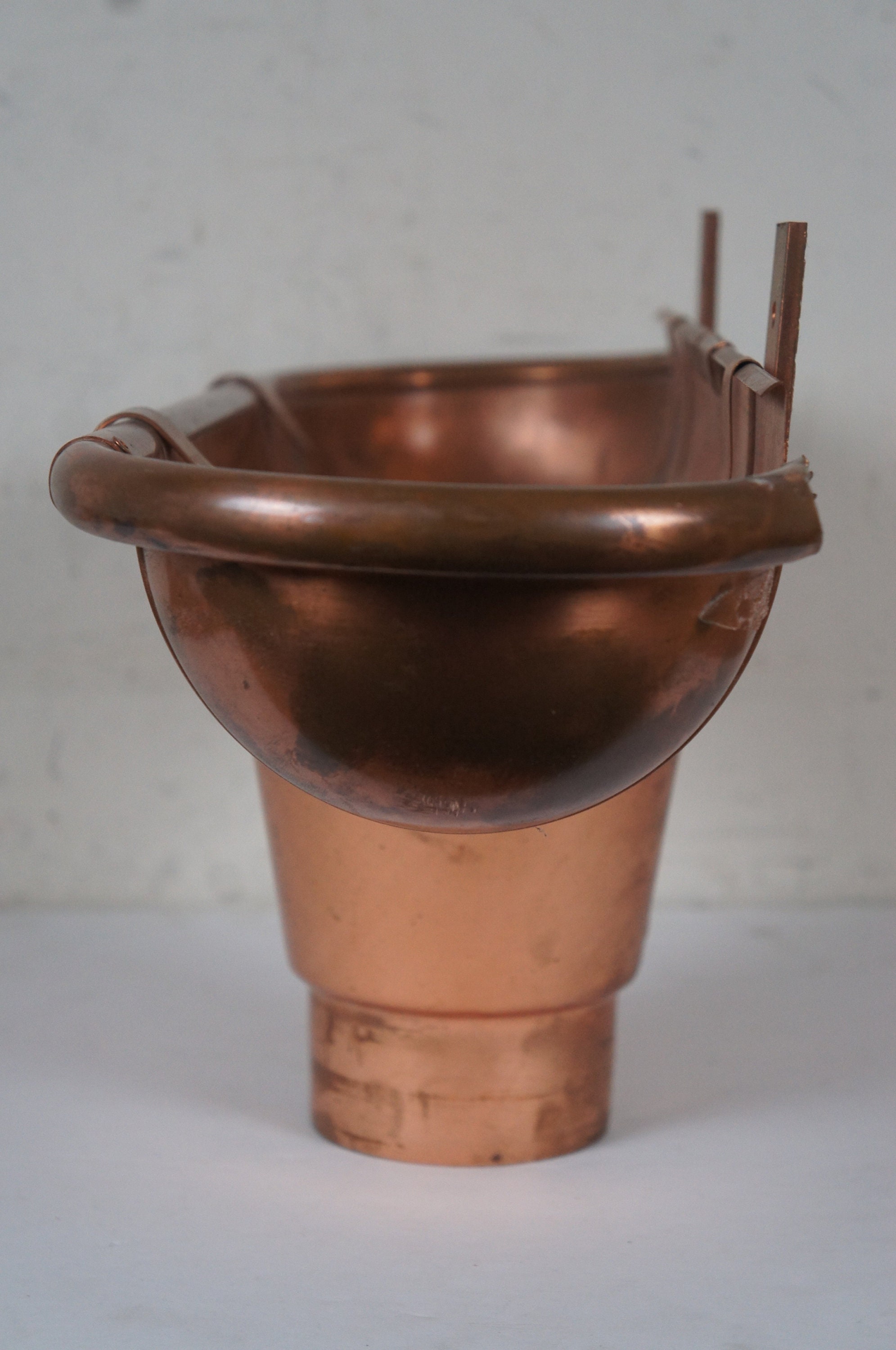 Vintage Minoletti Copper Gutter Downspout Outlet Sun End Caps Scupper ...