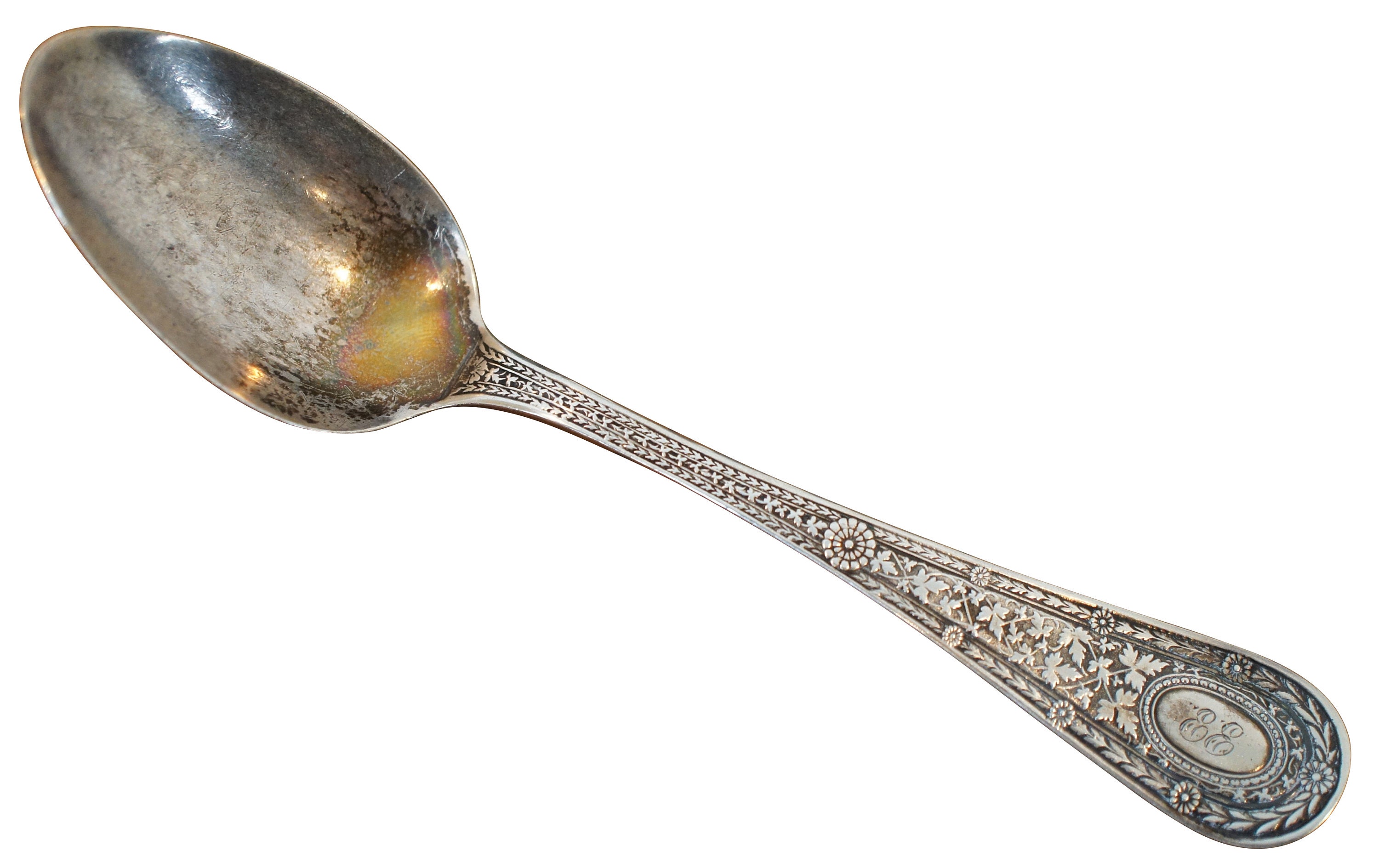 Louis XV (Sterling, 1891, Monograms) Youth Spoon by Whiting Manf Co